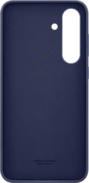 Samsung Galaxy S25 FE Kindsuit Case EF-VS731PAEGW Vegan Leather Slim Cover with Metal Trim and Micro-fabric Lining