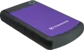 HDD Extern Transcend StoreJet 25H3 TS2TSJ25H3P 2TB, 2.5", USB 3.1 Gen 1, Violet, Rezistenta la Socuri MIL-STD-810G, Backup Auto One-touch, Criptare AES 256-bit