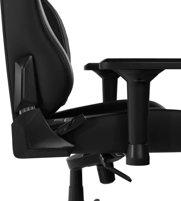 Scaun Gaming HATOR Darkside 3L Pro HTC3200L, Piele PU HybridFiber, Cotiere Ajustabile 4D, piston Clasa 4, Baza Aluminiu, Negru