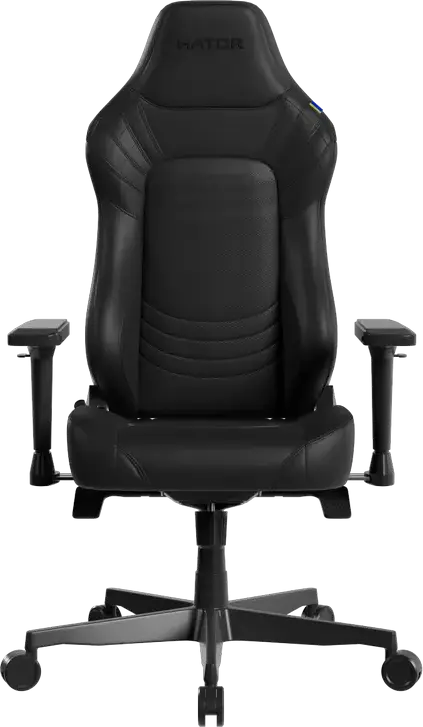 Scaun Gaming HATOR Darkside 3L Pro HTC3200L, Piele PU HybridFiber, Cotiere Ajustabile 4D, piston Clasa 4, Baza Aluminiu, Negru