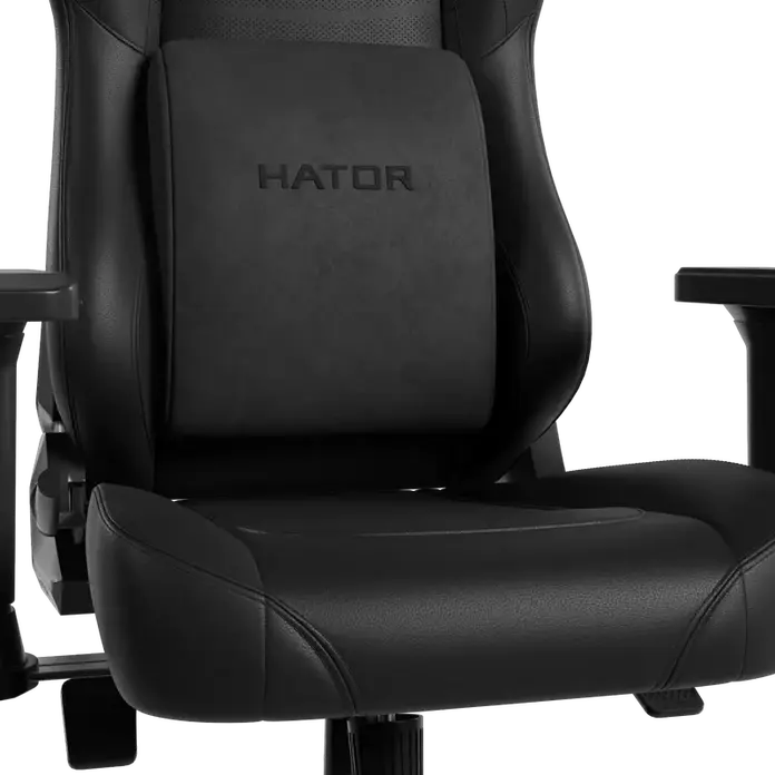 Scaun Gaming HATOR Darkside 3L Pro HTC3200L, Piele PU HybridFiber, Cotiere Ajustabile 4D, piston Clasa 4, Baza Aluminiu, Negru