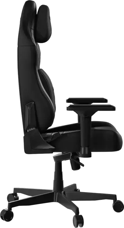 Scaun Gaming HATOR Darkside 3L Pro HTC3200L, Piele PU HybridFiber, Cotiere Ajustabile 4D, piston Clasa 4, Baza Aluminiu, Negru