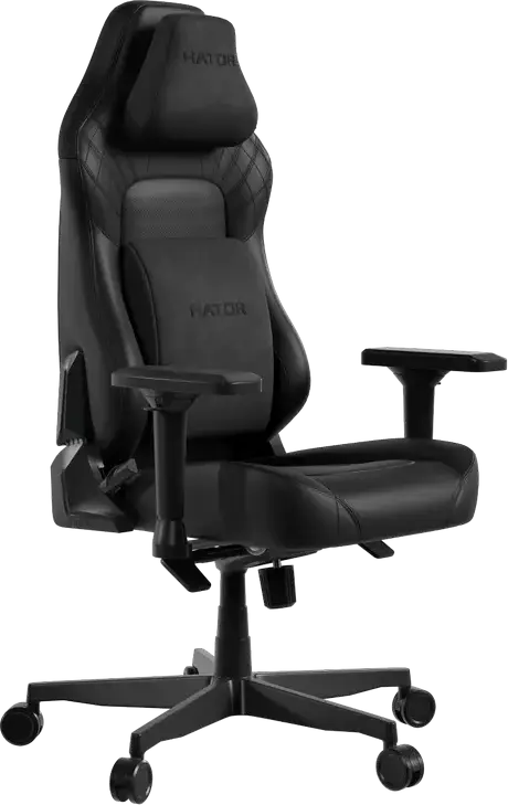 Scaun Gaming HATOR Darkside 3L Pro, PU Piele, Negru