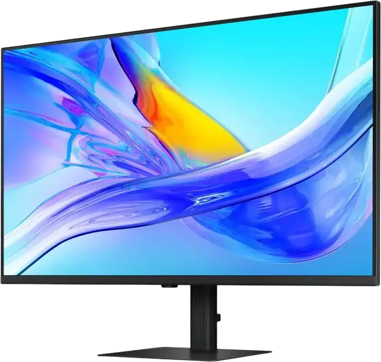 Samsung ViewFinity S8 S37D802U 37" 4K UHD Monitor, VA Panel, HDR10, USB-C 90W Power Delivery, KVM Switch, PbP/PiP, Height Adjustable Stand, Black