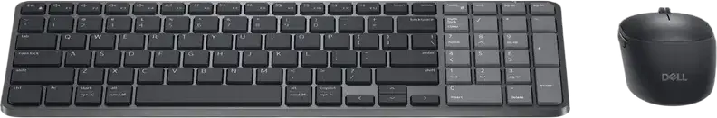Dell KM746 Pro 7 Rechargeable Compact Keyboard and Mouse Set, Dual-mode Bluetooth and 2.4GHz Wireless, Scissor Switch, 6000 DPI Optical Mouse, Graphite