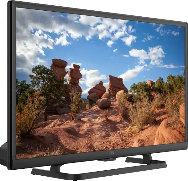 Телевизор KIVI 24H710QB Optima L5 24" LED, HD 1366x768, Google TV, 8ГБ памяти, 3x HDMI, Bluetooth 5.0, Безрамочный дизайн, Dolby Audio, Черный