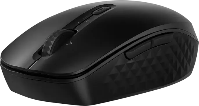 HP 420 Programmable Wireless Mouse 7M1D3AA, Bluetooth 5.3, 4000 dpi Optical Sensor, 7 Buttons (6 Programmable), 4D Tilt Wheel, Black
