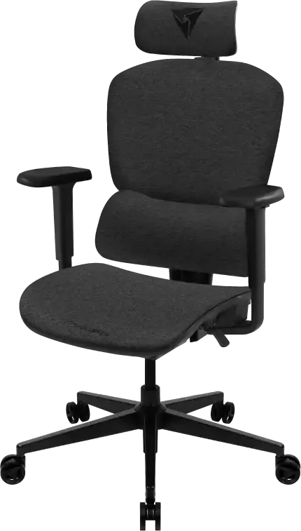 Scaun Ergonomic ThunderX3 YTC Loft, Material Textil Loft, Mecanism SYNC5, Cotier și Tateți Reglabile 2D, piston Clasa 4, Baza din Oțel, Gri Inchis