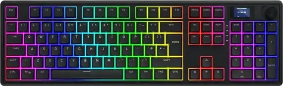 Tastatură HATOR Skyfall 100 PRO, Cu fir / Fără fir, Negru