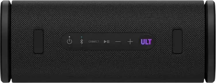 Sony ULT Field 5 Portable Bluetooth Speaker, Black, ULT POWER SOUND, Waterproof Dustproof Rustproof, 2-Way System with Passive Radiator, 360 Party Light, Shoulder Strap