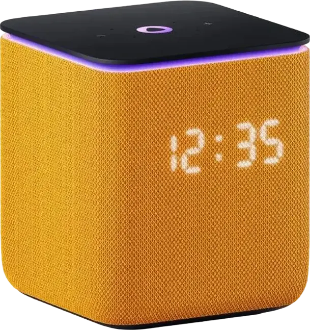Difuzor Inteligent Yandex Station Midi YNDX-00054, YandexGPT, Zigbee, Portocaliu