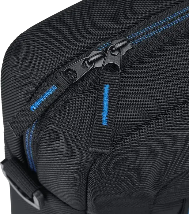 Rivacase 8036 Laptop Bag Briefcase for 15.6" to 16" Laptops, Water-Resistant Black Polyester Case with Shoulder Strap and Tablet Pocket