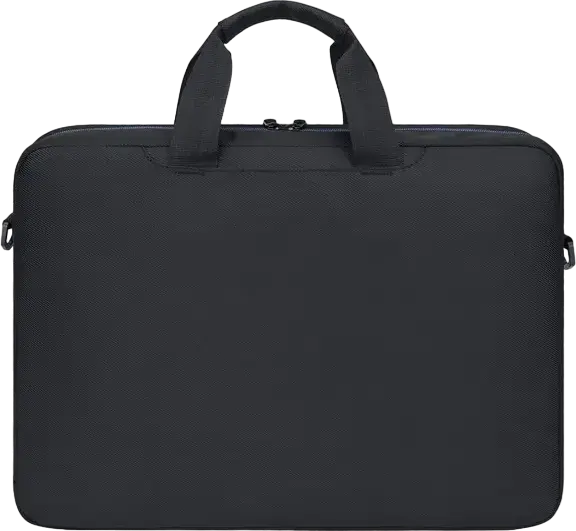 Rivacase 8036 Laptop Bag Briefcase for 15.6" to 16" Laptops, Water-Resistant Black Polyester Case with Shoulder Strap and Tablet Pocket