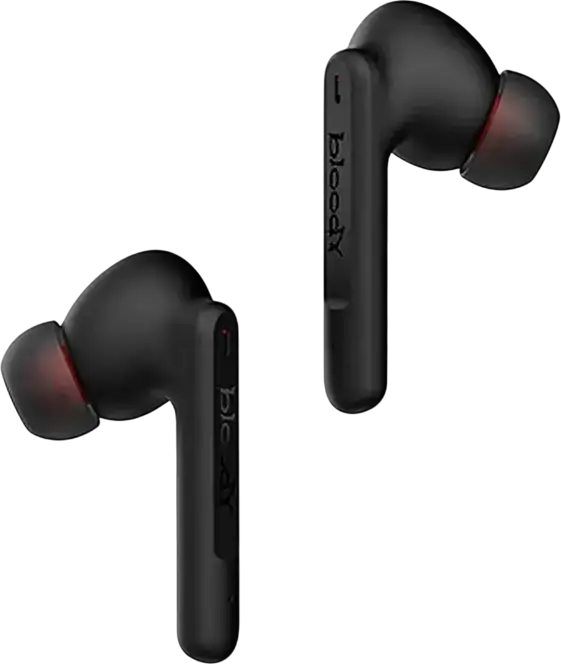 Casca Gaming Bloody M90 TWS, Bluetooth 5.1, Anulare Zgomot Activ ANC, Microfoane Dual ENC, Drivere din Fibra de Carbon M.O.C.I., IPX4, Incarcare Wireless