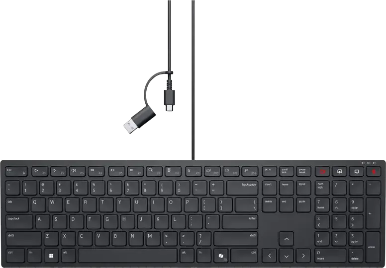 Tastatură DELL KB525C, Cu fir, Negru