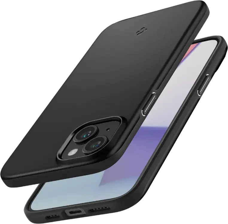 Чехол Spigen Thin Fit для Apple iPhone 15 Plus, ультратонкий и легкий корпус из TPU и поликарбоната PC, толщина 1.55 мм, защита от падений