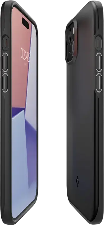 Чехол Spigen Thin Fit для Apple iPhone 15 Plus, ультратонкий и легкий корпус из TPU и поликарбоната PC, толщина 1.55 мм, защита от падений