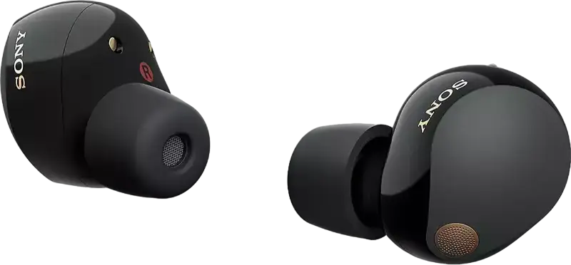 Casca Wireless Sony WF-1000XM5 cu Anulare Zgomot, Negru, Bluetooth 5.3, LDAC, Rezistenta la Apa IPX4, Driver Dinamic, Baterie 24h cu Etui