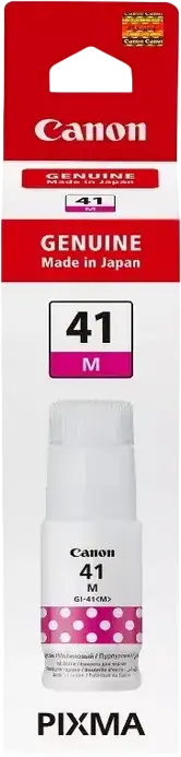 Canon GI-41 Magenta Ink Bottle 70ml for PIXMA G1420 G2420 G2460 G3420 G3460 MegaTank CISS Printers, Genuine Dye-based Refill Ink 4544C001AA