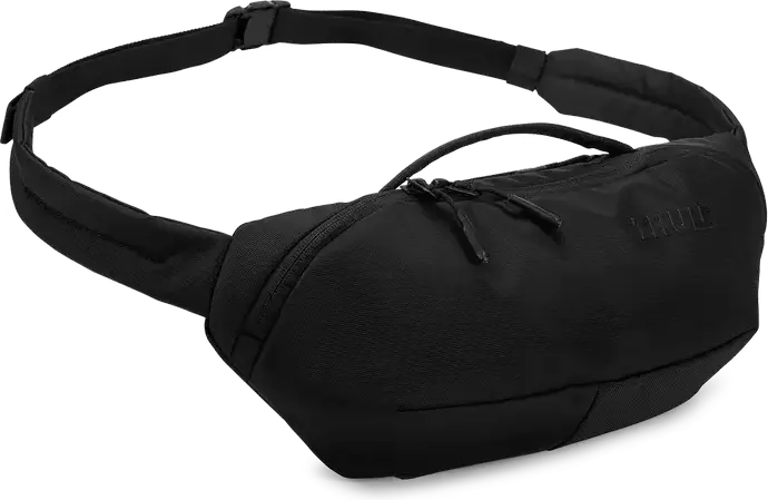 Поясная сумка Thule Subterra 2, кросс-боди 3 л, нейлон 800D, водостойкая, PowerPocket, сертификация bluesign, черный