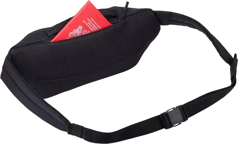 Поясная сумка Thule Subterra 2, кросс-боди 3 л, нейлон 800D, водостойкая, PowerPocket, сертификация bluesign, черный