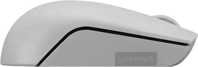 Lenovo 300 Compact Wireless Mouse, Gray, 1000 DPI Optical Sensor, 2.4 GHz Nano USB-A Receiver, Ambidextrous Ergonomic Design, 12 Month Battery Life