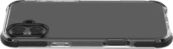 Чехол Cellularline Tetra Force Strong Guard для iPhone 16 Plus, материал Versaflex с технологией IDS и антибактериальной защитой Microban, TETRACIPH16T