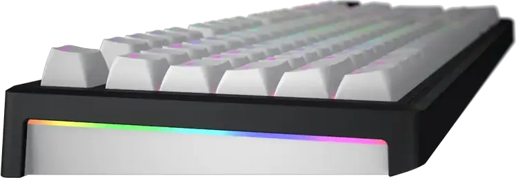 HATOR Skyfall 100 Mechanical Keyboard, HATOR Aurum Lemon Linear Switches, Gasket Mount, Hot-swap, RGB Lighting, Wireless, Black