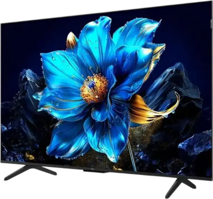 TCL 50T69C 50 inch QLED 4K UHD Smart TV, Google TV, Dolby Vision, HDR10+, Dolby Atmos, AMD FreeSync, AiPQ Processor, 3-Sided Bezel-less, Black