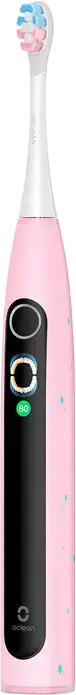 Oclean X Kids Smart Electric Toothbrush for Children and Teens, Maglev Motor 72000 movements/min, 5 Brushing Modes, LED Smart Screen, USB-C, Pink