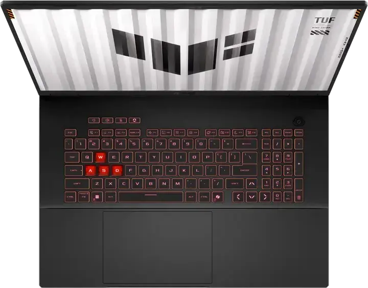 Игровой ноутбук ASUS TUF Gaming A18 FA808UP 18" FHD+ 144Hz - AMD Ryzen 7 260, NVIDIA GeForce RTX 5060, 16GB DDR5, 512GB NVMe SSD, RGB-клавиатура, Без ОС, Jaeger Gray