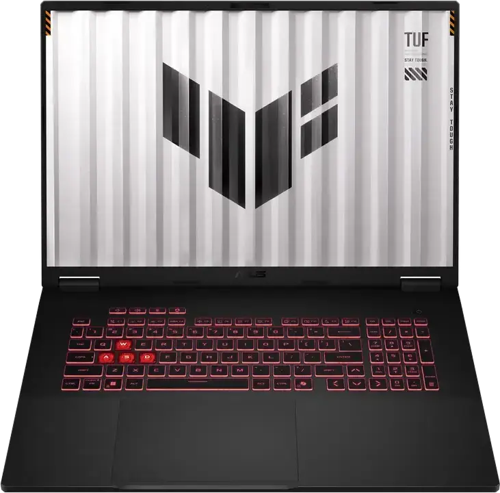 Игровой ноутбук ASUS TUF Gaming A18 FA808UP 18" FHD+ 144Hz - AMD Ryzen 7 260, NVIDIA GeForce RTX 5060, 16GB DDR5, 512GB NVMe SSD, RGB-клавиатура, Без ОС, Jaeger Gray