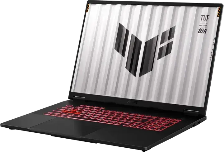Игровой ноутбук ASUS TUF Gaming A18 FA808UP 18" FHD+ 144Hz - AMD Ryzen 7 260, NVIDIA GeForce RTX 5060, 16GB DDR5, 512GB NVMe SSD, RGB-клавиатура, Без ОС, Jaeger Gray