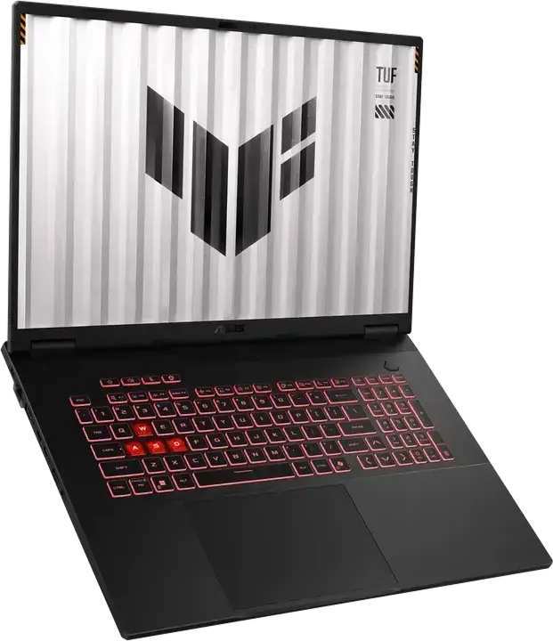 Игровой ноутбук ASUS TUF Gaming A18 FA808UP 18" FHD+ 144Hz - AMD Ryzen 7 260, NVIDIA GeForce RTX 5060, 16GB DDR5, 512GB NVMe SSD, RGB-клавиатура, Без ОС, Jaeger Gray
