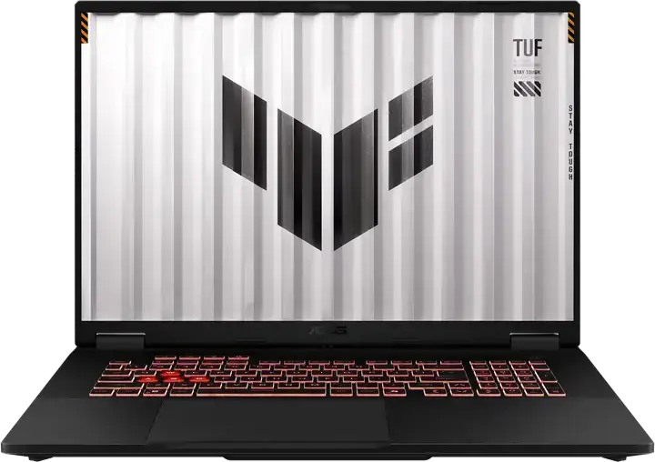 Игровой ноутбук ASUS TUF Gaming A18 FA808UP 18" FHD+ 144Hz - AMD Ryzen 7 260, NVIDIA GeForce RTX 5060, 16GB DDR5, 512GB NVMe SSD, RGB-клавиатура, Без ОС, Jaeger Gray