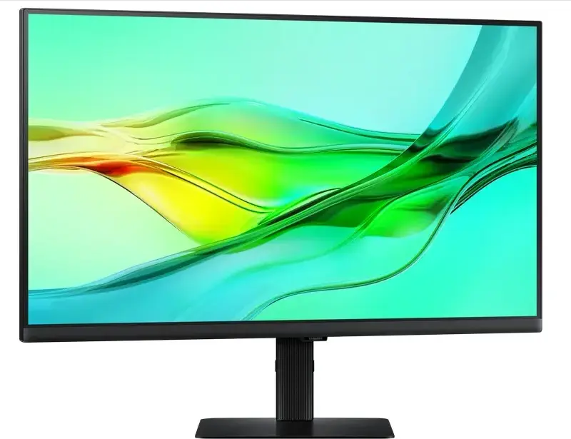 Monitor Samsung ViewFinity S6 S27D604 27 inch WQHD IPS, 100Hz, 1.07 miliarde culori, HDR10, USB-C 90W PD, Switch KVM, PbP/PiP, Reglabil pe inaltime, Negru