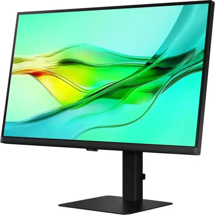 Monitor Samsung ViewFinity S6 S27D604 27 inch WQHD IPS, 100Hz, 1.07 miliarde culori, HDR10, USB-C 90W PD, Switch KVM, PbP/PiP, Reglabil pe inaltime, Negru