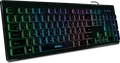 SVEN KB-C7500EL Multimedia Membrane Wired USB Keyboard, RGB Backlight with Breathing Mode, 104 Keys, 12 Shortcut Keys, EN/RU Layout, Black