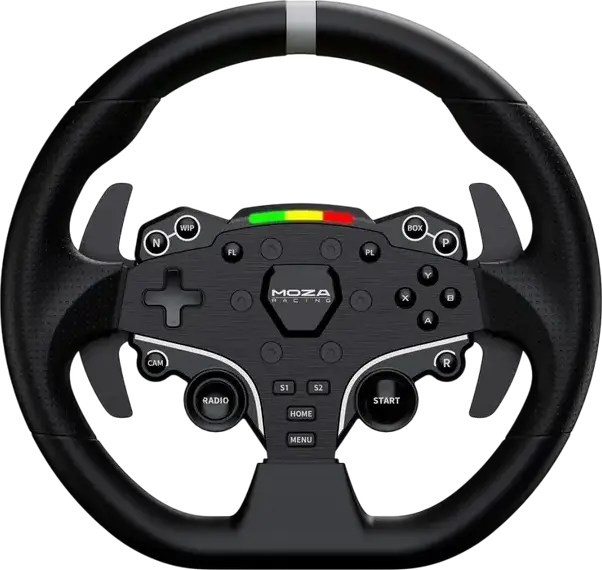 Set Volan MOZA R3 Racing Bundle - Baza Direct Drive 3.9Nm, Volan ESX, Pedale SR-P Lite, Kit Fixare Masa pentru PC