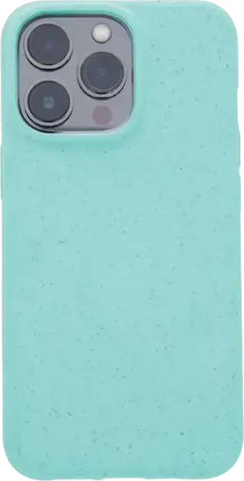 Forever Bioio Biodegradable Slim Fit Case for Apple iPhone 14 Plus, Blue, Shockproof with Reinforced Corners and Raised Bezel, Matte Non-Slip Finish, Part No. 183297