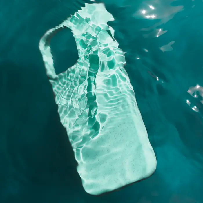 Forever Bioio Biodegradable Slim Fit Case for Apple iPhone 14 Plus, Blue, Shockproof with Reinforced Corners and Raised Bezel, Matte Non-Slip Finish, Part No. 183297