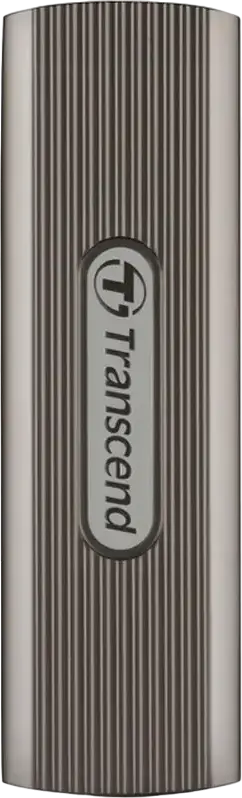 Transcend ESD330C Portable SSD External Drive, 1 TB, Brown, USB 10Gbps Type-C, 3D NAND Flash, Up to 1050MB/s Read, Retractable Connector, AES 256-bit Encryption