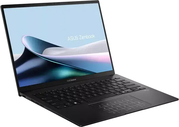 Laptop 14" ASUS Zenbook 14 OLED UM3406KA, Jade Black, AMD Ryzen AI 5 340, 16GB/512GB, Fără SO