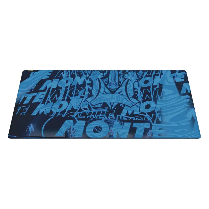 Игровой коврик HATOR Tonn eSport Monte Edition HTP044, 1000 x 550 x 4 мм, Тканевая поверхность, Резиновое основание, Лимитированная серия, Черный и Синий
