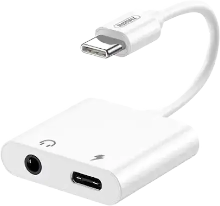 Audio Adaptor Remax RL-LA11, USB Type-C/3.5 mm, 0,12m, Alb