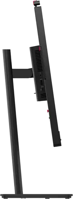 Monitor Lenovo ThinkVision T27QD-4v 27" WQHD IPS, 2560x1440, 120Hz, USB-C PD 100W, Webcam IR 5MP, RJ-45, Suport Reglabil, 64B8UAT1IS