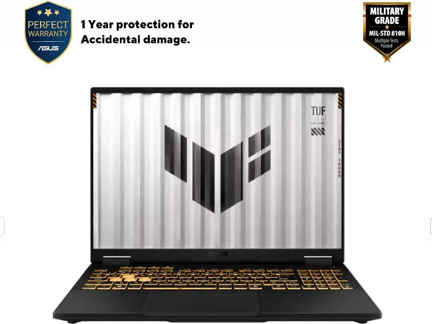 ASUS TUF Gaming F16 FX608JHI Laptop, 16" FHD+ 144Hz IPS, Intel Core i7-14650HX, 16GB DDR5, 1TB SSD, NVIDIA GeForce RTX 5050 8GB GDDR7, RGB Keyboard, No OS