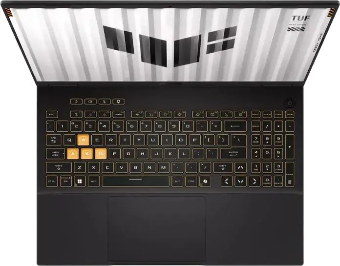 Игровой ноутбук ASUS TUF Gaming F16 FX608JHI 16" FHD+ 144Гц, Intel Core i7-14650HX, 16ГБ DDR5, 512ГБ SSD, NVIDIA GeForce RTX 5050 8ГБ GDDR7, RGB-клавиатура, без ОС