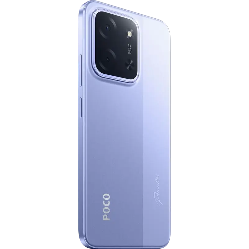 Смартфон Xiaomi Poco C85, фиолетовый, экран 6.9 дюйма, процессор Helio G81 Ultra, 8ГБ ОЗУ, 256ГБ ПЗУ, AI-камера 50МП, аккумулятор 6000мАч, Android