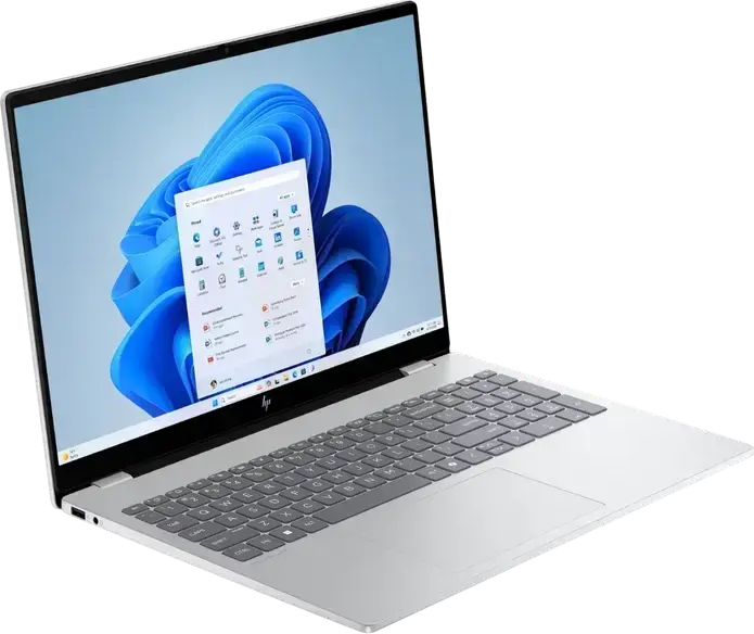 Laptop HP OmniBook 7 AI 16" Touch IPS 2K 120Hz, Intel Core Ultra 7 255H, 32GB RAM LPDDR5X, SSD 1TB NVMe, Windows 11 Home, Wi-Fi 7, Glacier Silver
